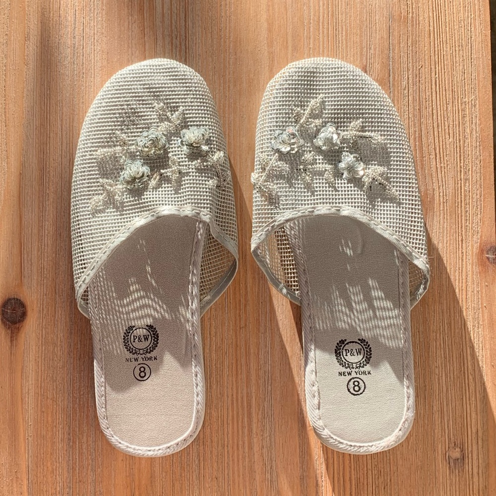 Y2K Flower Slippers